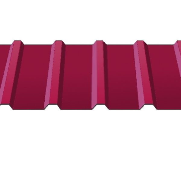 Профнастил С-18 RAL 3005 (бордовий) PE 0.45 покрівлі