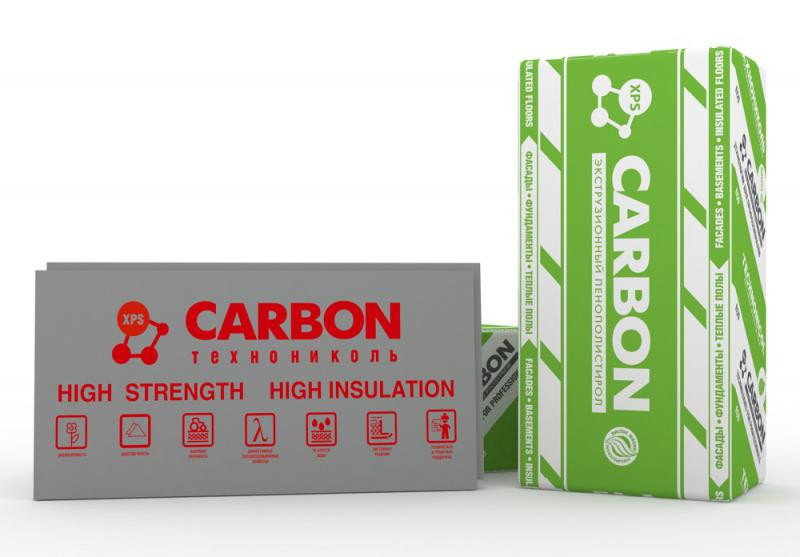 Екструдований пінополістирол ТехноНІКОЛЬ Carbon ECO 400 SP 1180х580х50