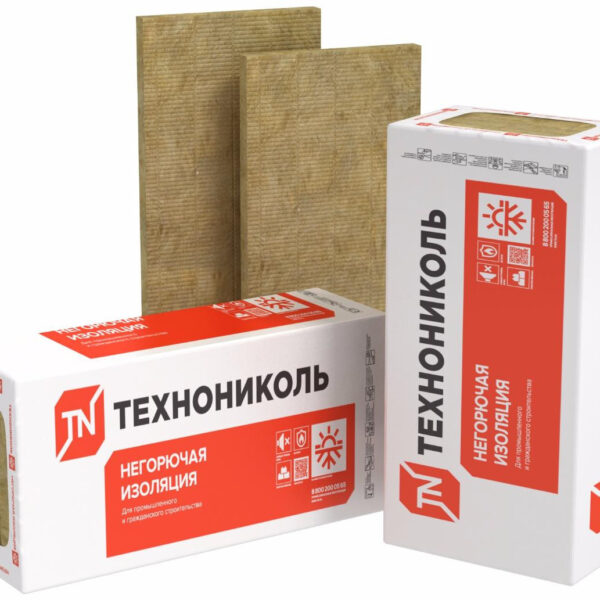 Базальтовий утеплювач ТехноНІКОЛЬ Техновент Н 1200х600х50 мм 8,64 м2/упк
