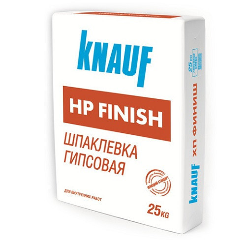 Шпаклівка гіпсова фінішна “KNAUF” HP Finish, 25 кг