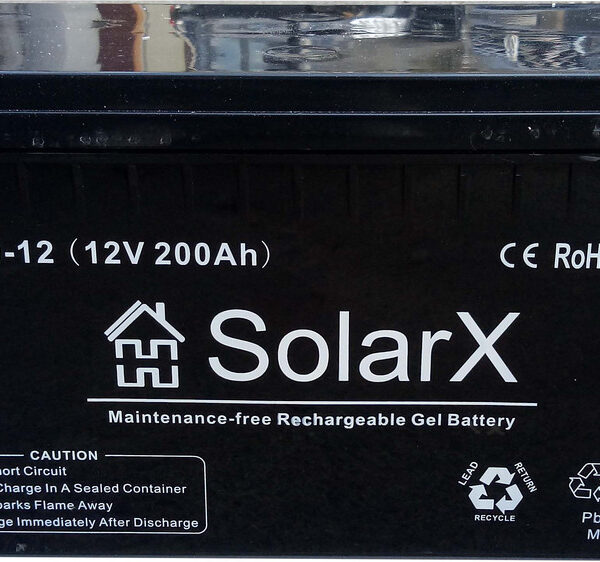 Гелевий акумулятор SolarX SXG200-12 (12V 200Ah)