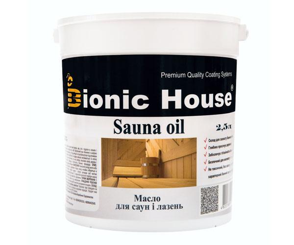 Олія для оброблення саун Bionic-House 2,5 л Безбарвна