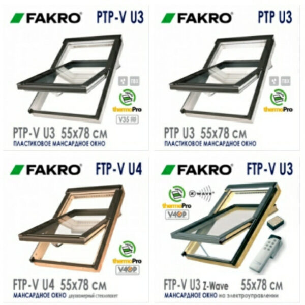 Вікно мансардне Fakro FTS-V 78×118 см