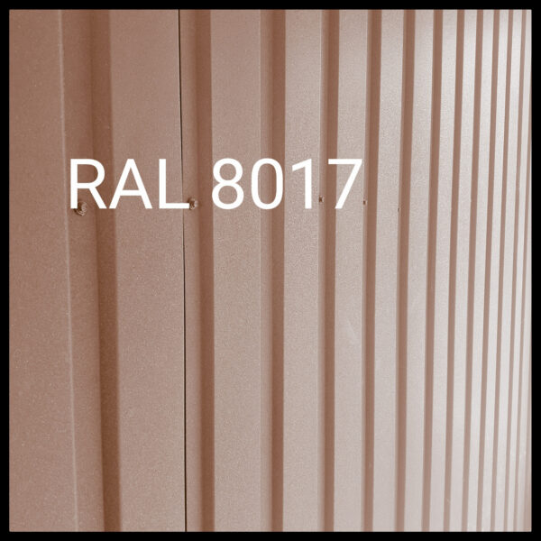 Профнактил ПС 20 коричневий  ⁇  RAL 8017  ⁇  матовий  ⁇  0,45 мм  ⁇  OptimaSteel  ⁇