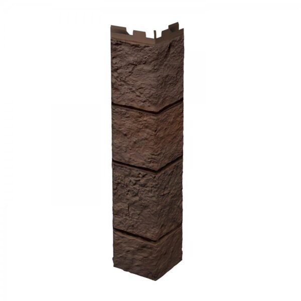 Планка VOX Solid SandStone “Зовнішній кут” Dark Brown 0,42 м