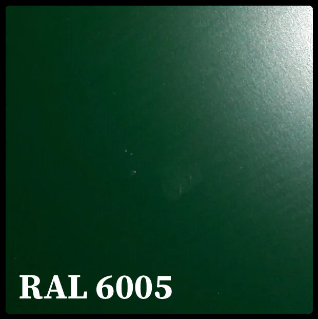 Гладкий лист 0,7 мм  ⁇  RAL 6005  ⁇  у захисній плівці