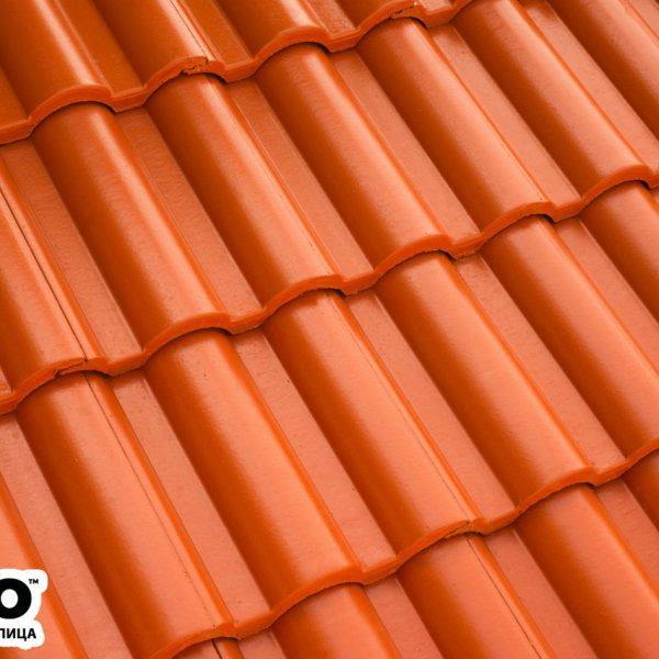 Натуральна цементна черепиця ONDO Terracotta. ОНДО теракотовий
