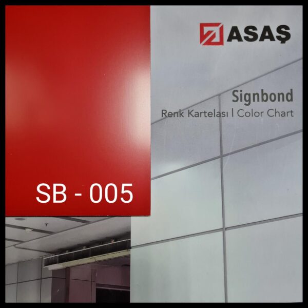 Інтер’єрні композитні панелі ТМ — Signbond 3 мм SB-005 Червоний