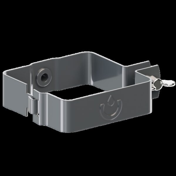 Хомут трубы квадратного водостока 80*80 mm / TM KROP