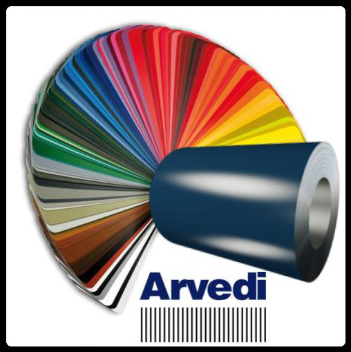 Гладкий лист 0,5 мм “Arvedi” Polyester RAL