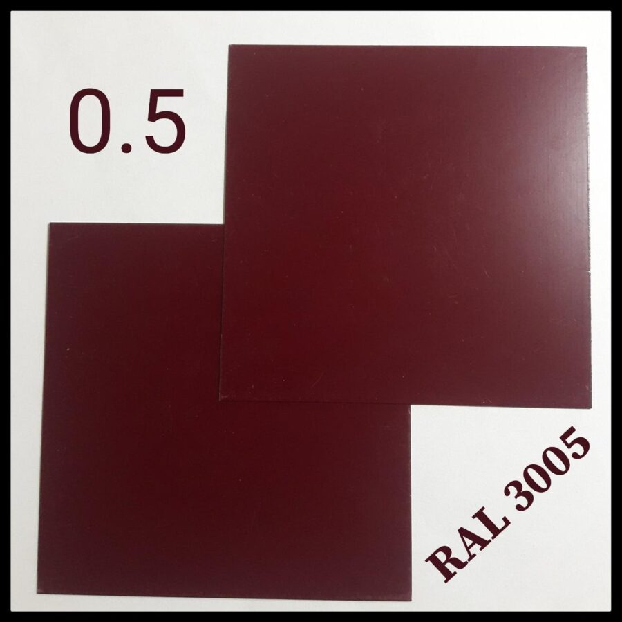 Гладкий лист 0,5 мм "Arvedi" Polyester RAL 3005